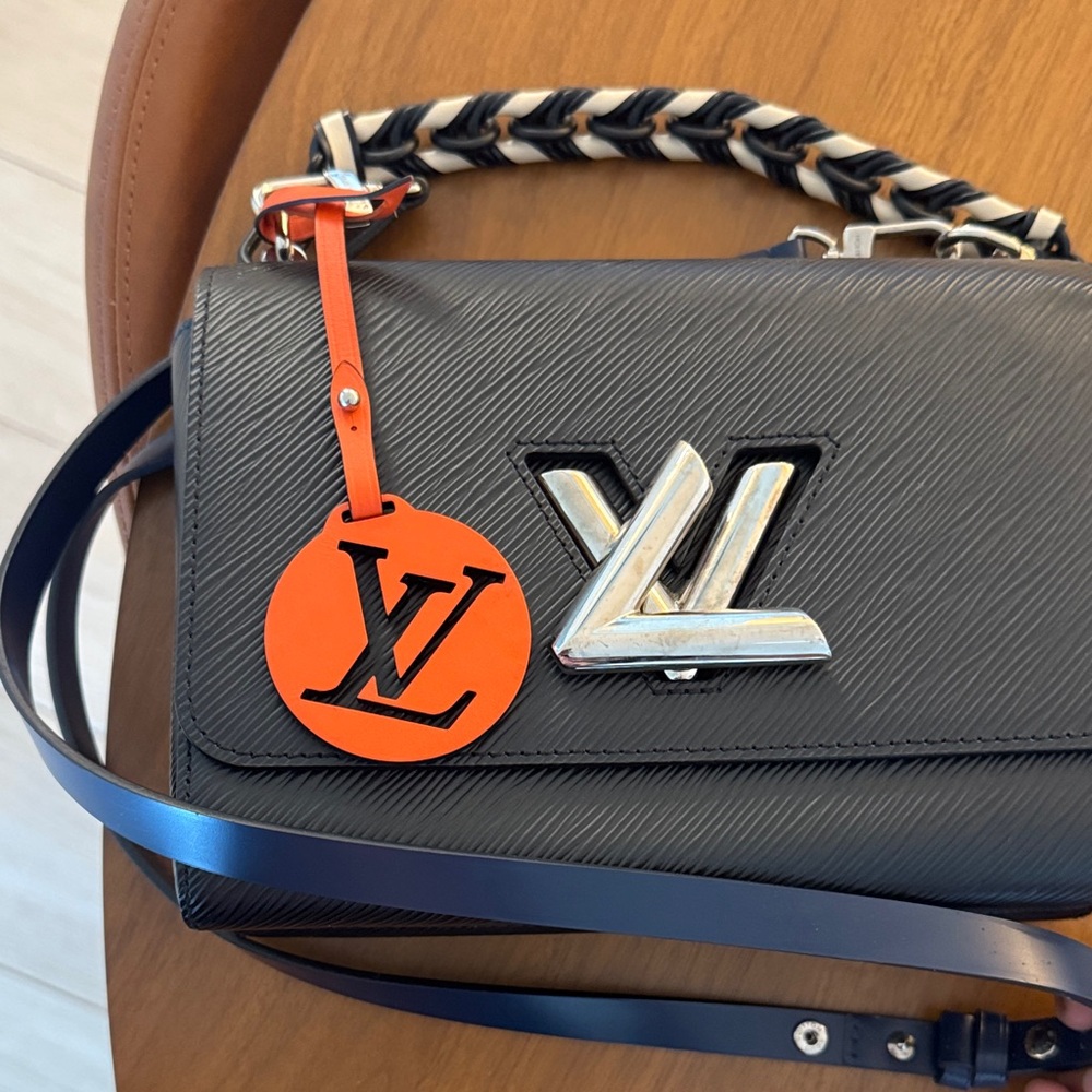 Louis Vuitton Black and Orange Crossbody Bag